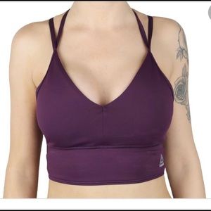 Les mills Reebok purple bra medium